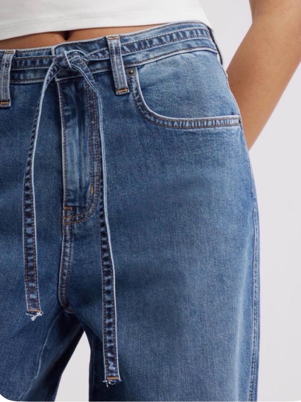 BP High-Rise Baggy Tie-Waist Women’s Jeans